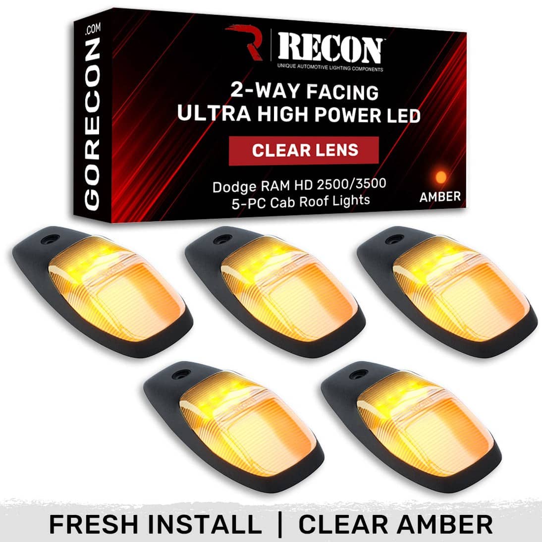CAB LIGHTS 19-26 RAM 2500/3500 5PC