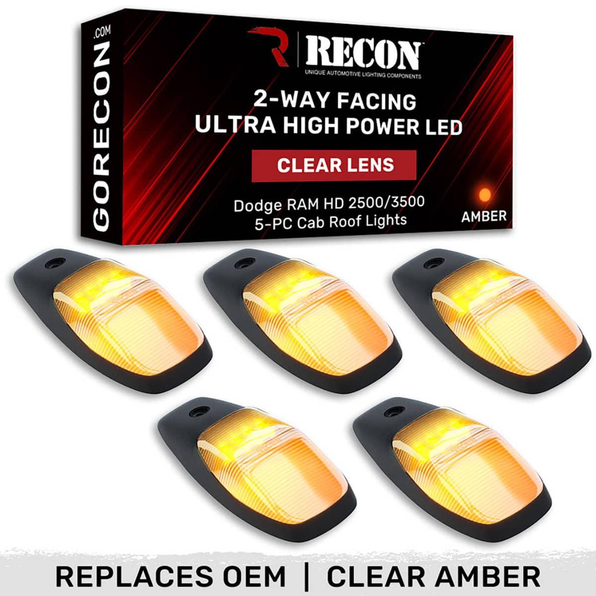 CAB LIGHTS 19-26 RAM 2500/3500 5PC