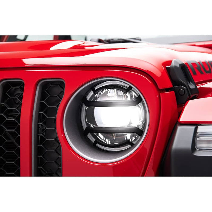 ELITE EURO HEADLIGHT GUARDS 20-26 GLADIATOR/ 18-26 WRANGLER JL