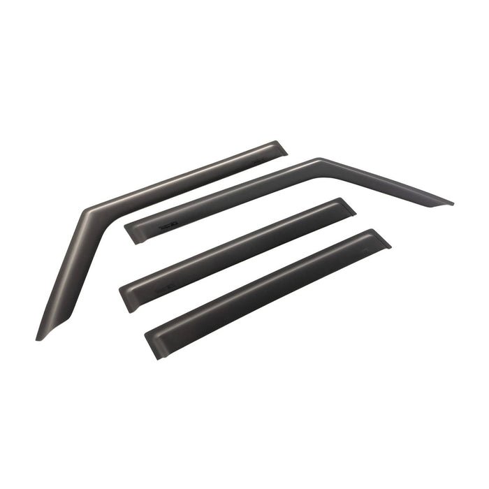MATTE BLACK WINDOW VISORS 20-26 GLADIATOR/ 18-26 WRANGLER JL 4-DOOR