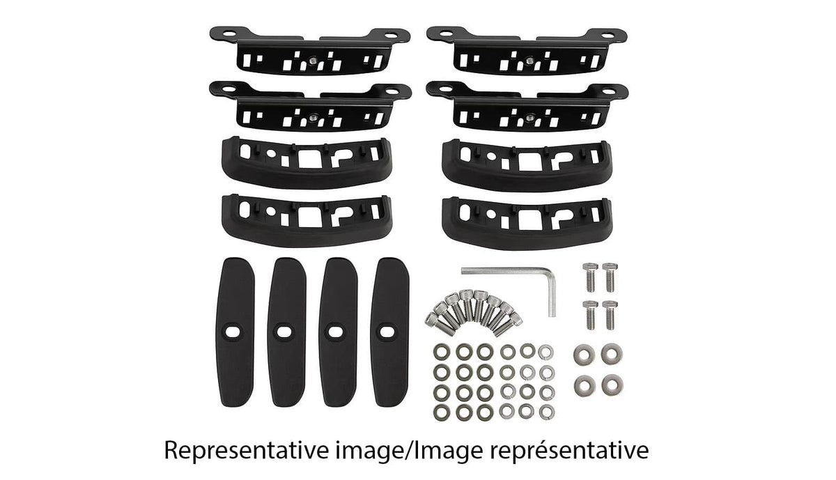 BASE KIT FLUSH & RAISED RAIL SIDE MNT (4PCS) CHEVROLET/CADILLAC/BUICK