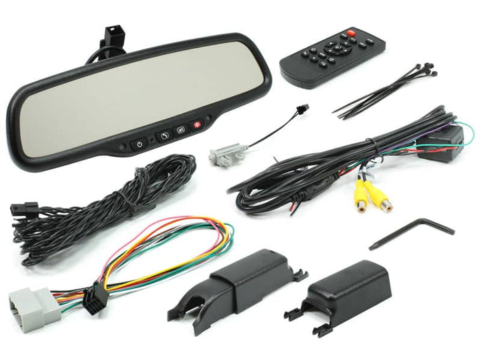 MIRROR MONITOR WITH AUTO DIMMING GLASS 4.3" LCD MONITOR