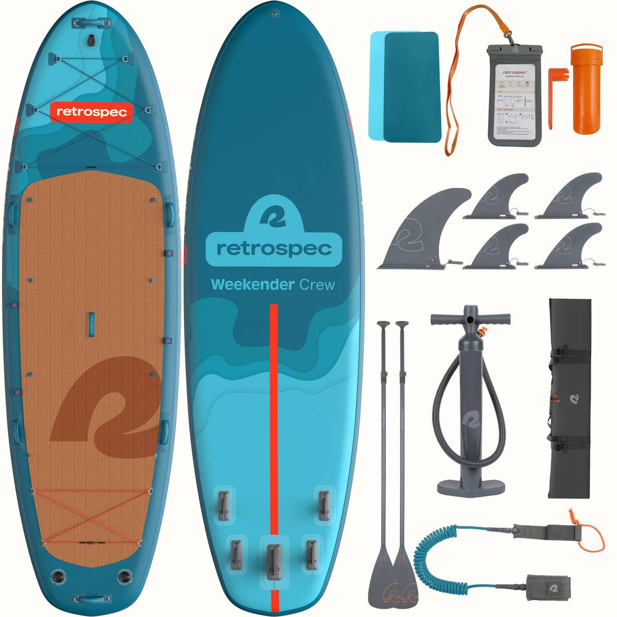 12' WEEKENDER CREW MULTI-PERSON PADDLE BOARD