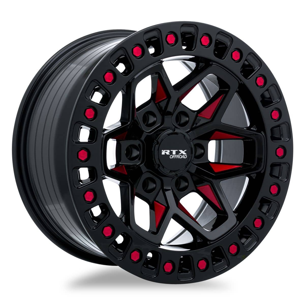 ZION BLACK MILLED RED 17X9 6-139.7 106.1 CB 0-MM