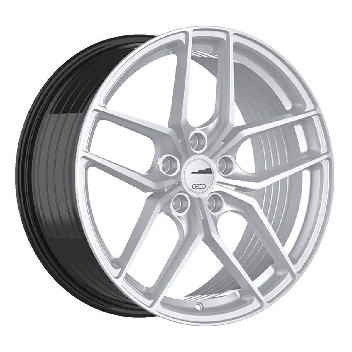 CECO C01T ULTRA SILVER 19X8.5 5-114.3 CB 73.1 +40MM