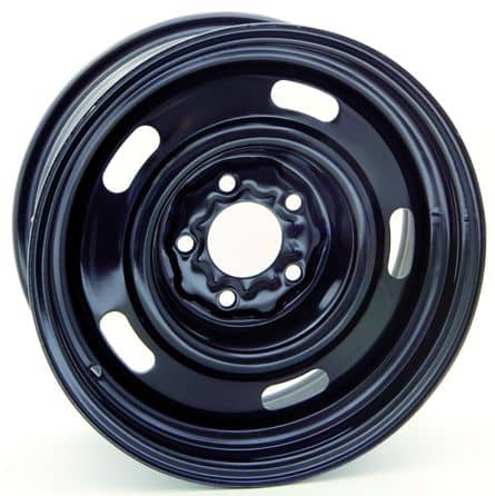 BLACK STEEL WHEEL 15X6 5-114.3 +7MM