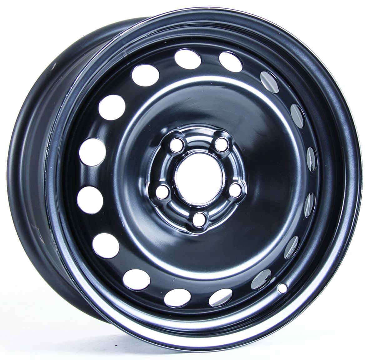 BLACK STEEL WHEEL 16X6.5 5-108 +43MM