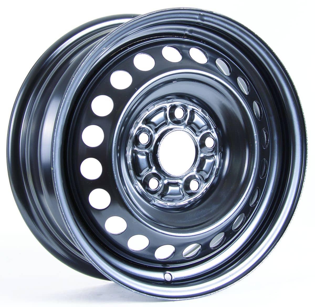 BLACK STEEL WHEEL 15X6 5-114.3 +45MM 64.1 CB