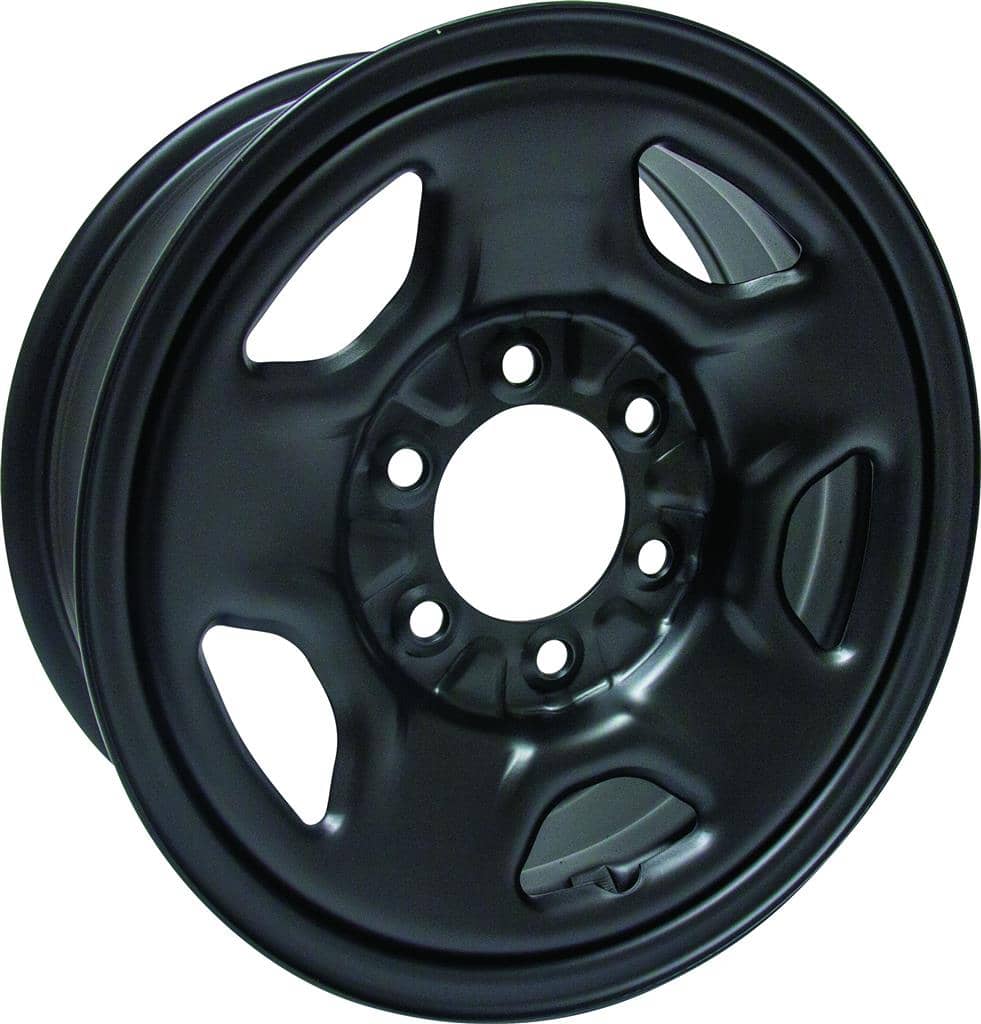 BLACK STEEL WHEEL 16X6.5 6-139.7 +25MM