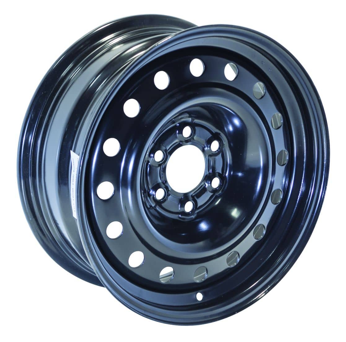 BLACK STEEL WHEEL 16X6.5 6-114.3 +25MM