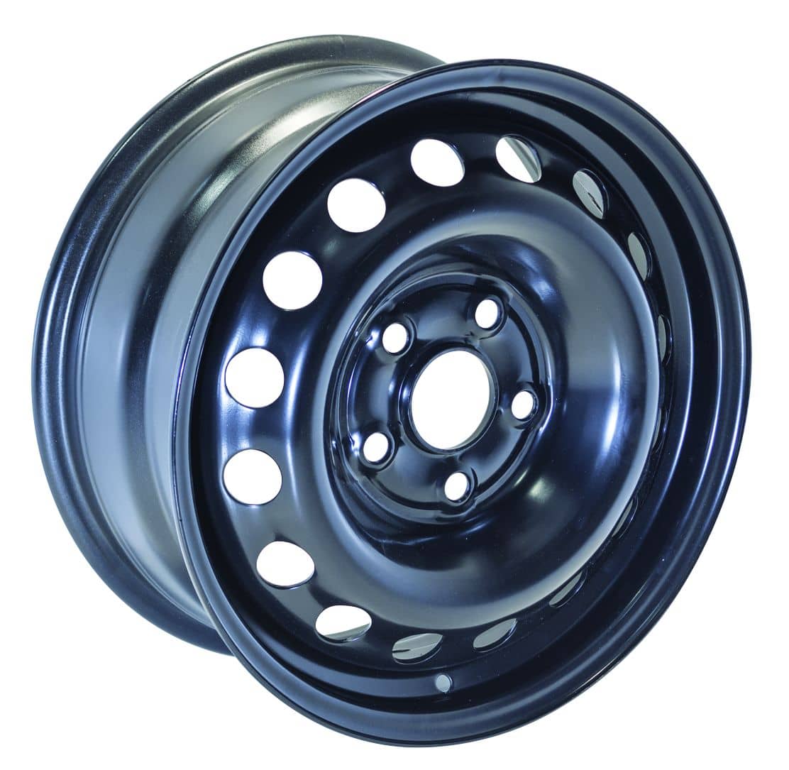 BLACK STEEL WHEEL 16X7 5-120 +50MM
