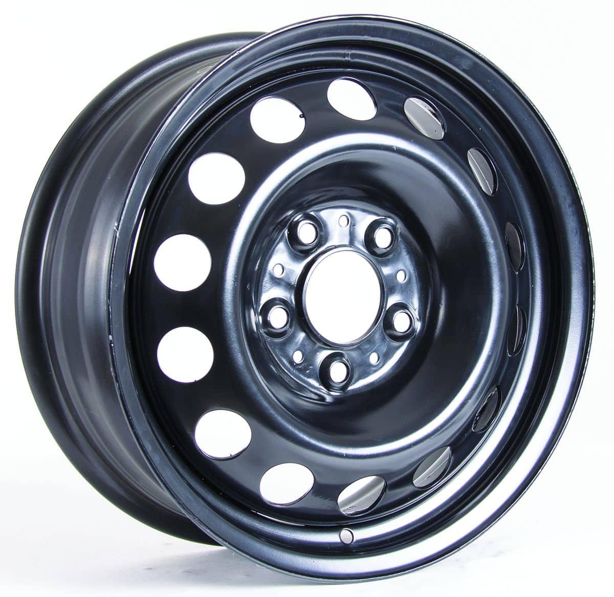 BLACK STEEL WHEEL 16X6.5 5-120 +45MM