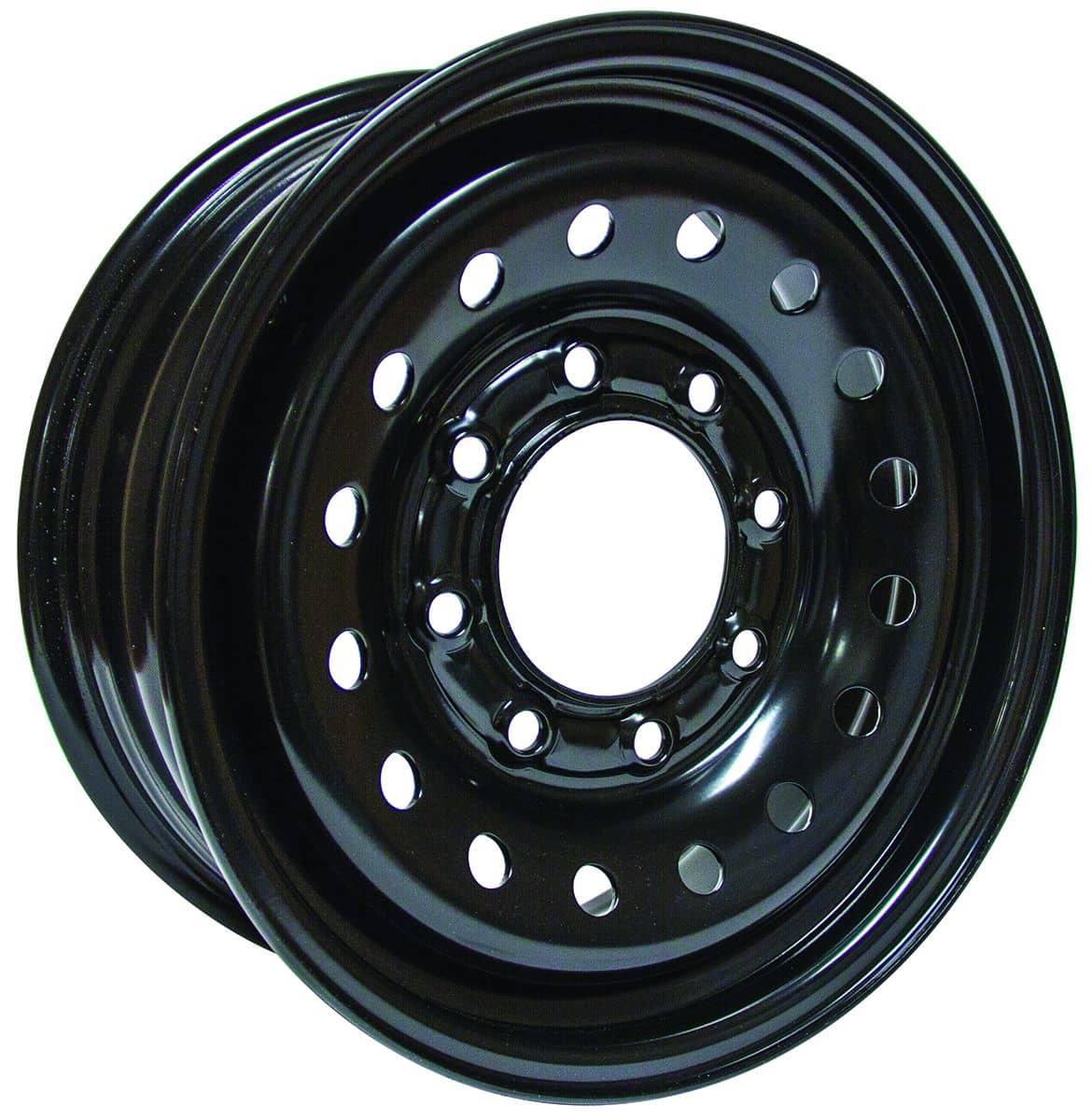 BLACK STEEL WHEEL 16X6.5 8-165.1 +28MM