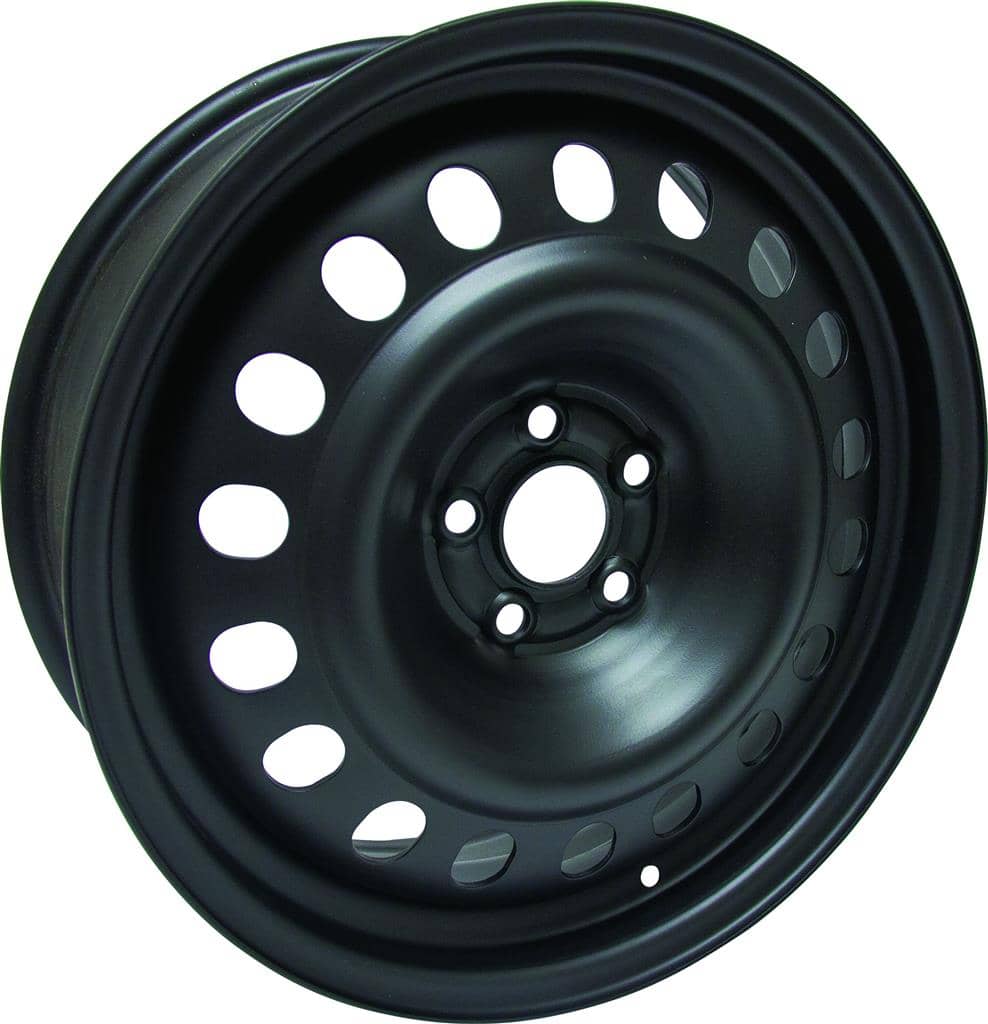 BLACK STEEL WHEEL 17X6.5 5-100 +40MM