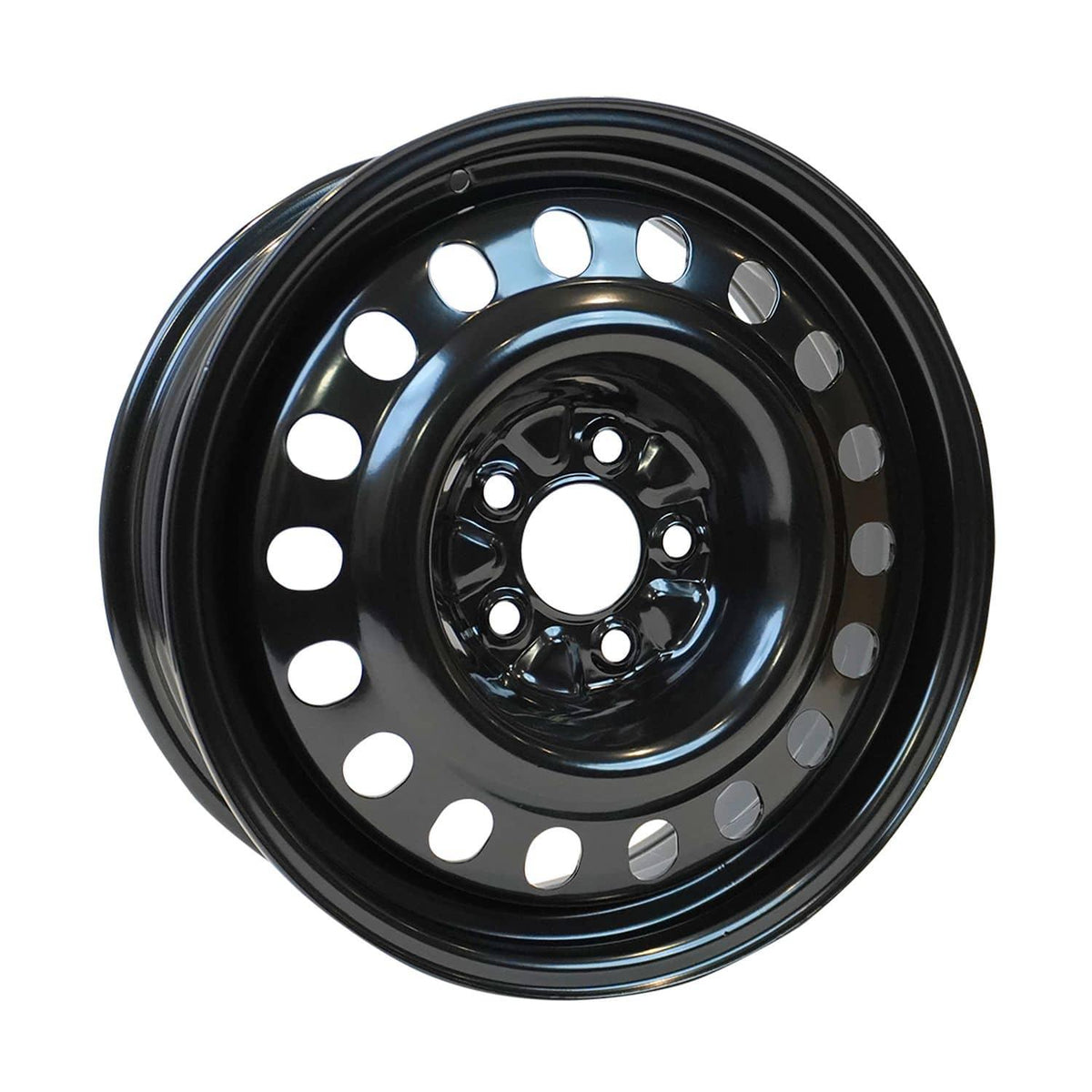 BLACK STEEL WHEEL 17X6.5 5-115 +40MM 70.3 CB