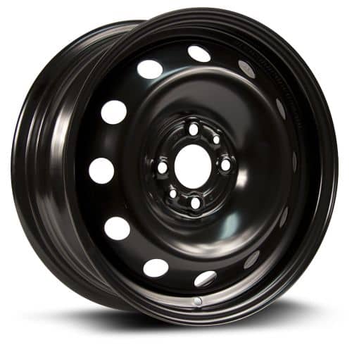 BLACK STEEL WHEEL 15X6 4-98  +40MM