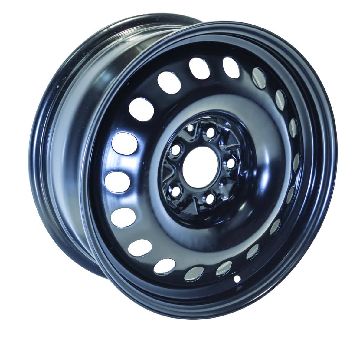 BLACK STEEL WHEEL 17X7 5-114.3 +45MM 66.1 CB