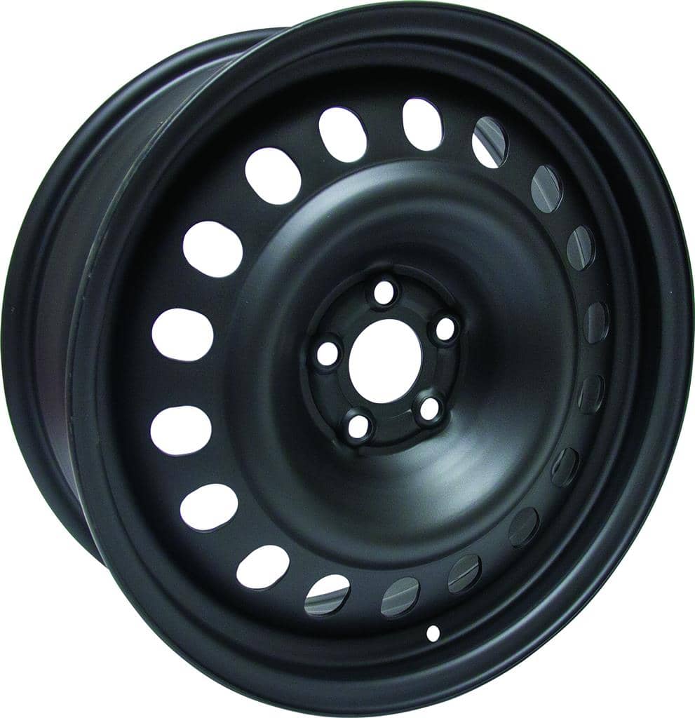 BLACK STEEL WHEEL 17X6.5 5-98 +35MM