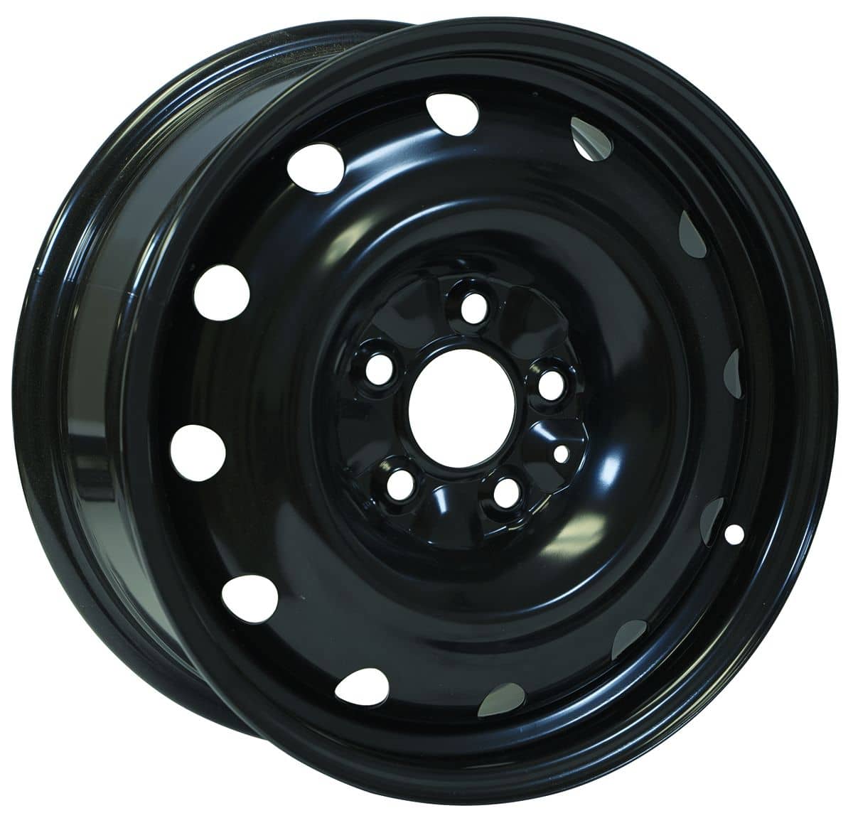 BLACK STEEL WHEEL 16X6.5 5-114.3 +40MM