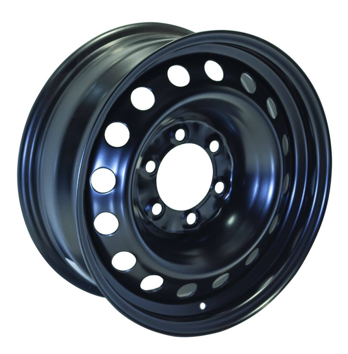 BLACK STEEL WHEEL 17X7 6-139.7 +14MM 106.1 CB