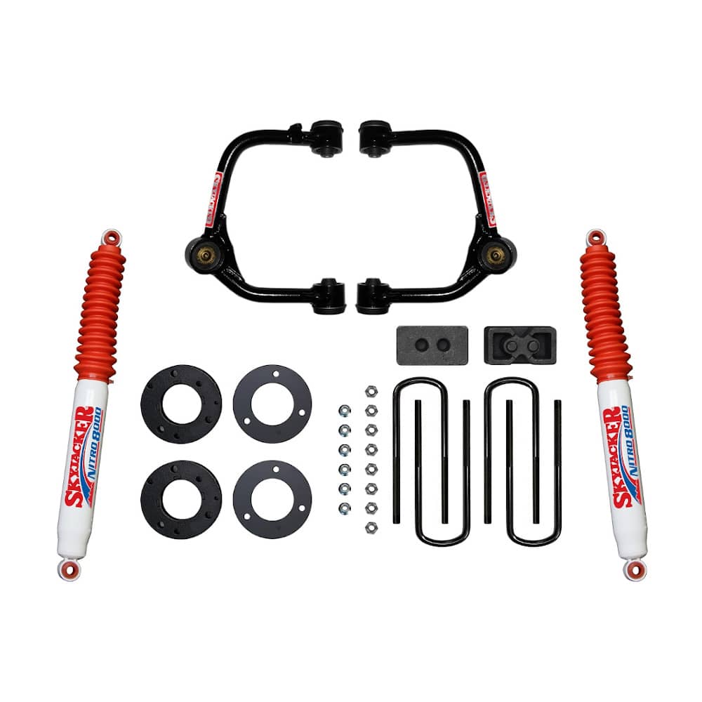 3" LIFT KIT WITH NITRO 8000 REAR SHOCKS 21-26 F150