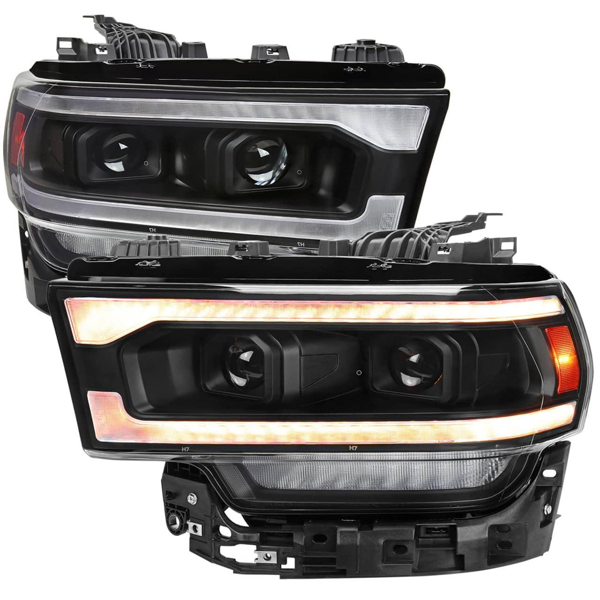 LED PROJECTOR HEADLIGHTS 19-24 RAM 2500/3500