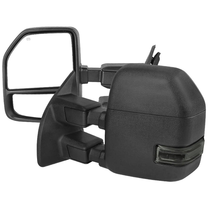 POWER HEATED BLACK TOWING MIRRORS W/SMOKED LENS (PAIR) 99-16 S/DUTY