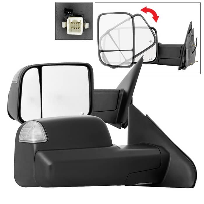 POWER HEATED ADJ.MIRROR DODGE RAM 02-08 1500/ 03-09 2500/3500