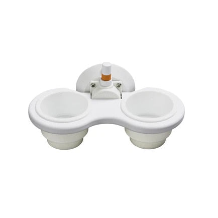 2-CUP HOLDER VERTICAL - WHITE