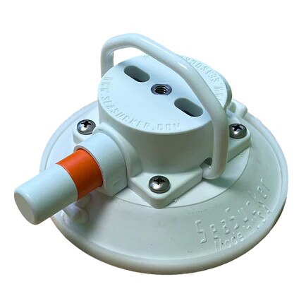 4.5" SEASUCKER W/FLAT-TOP SS D-RING