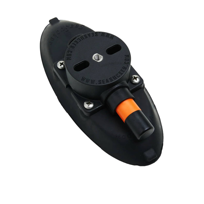OVAL SEASUCKER BLACK VACUUM CUPS