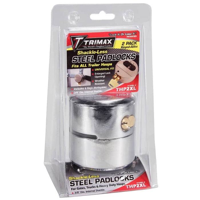 SHACKLE TRAILER LOCK 2PK