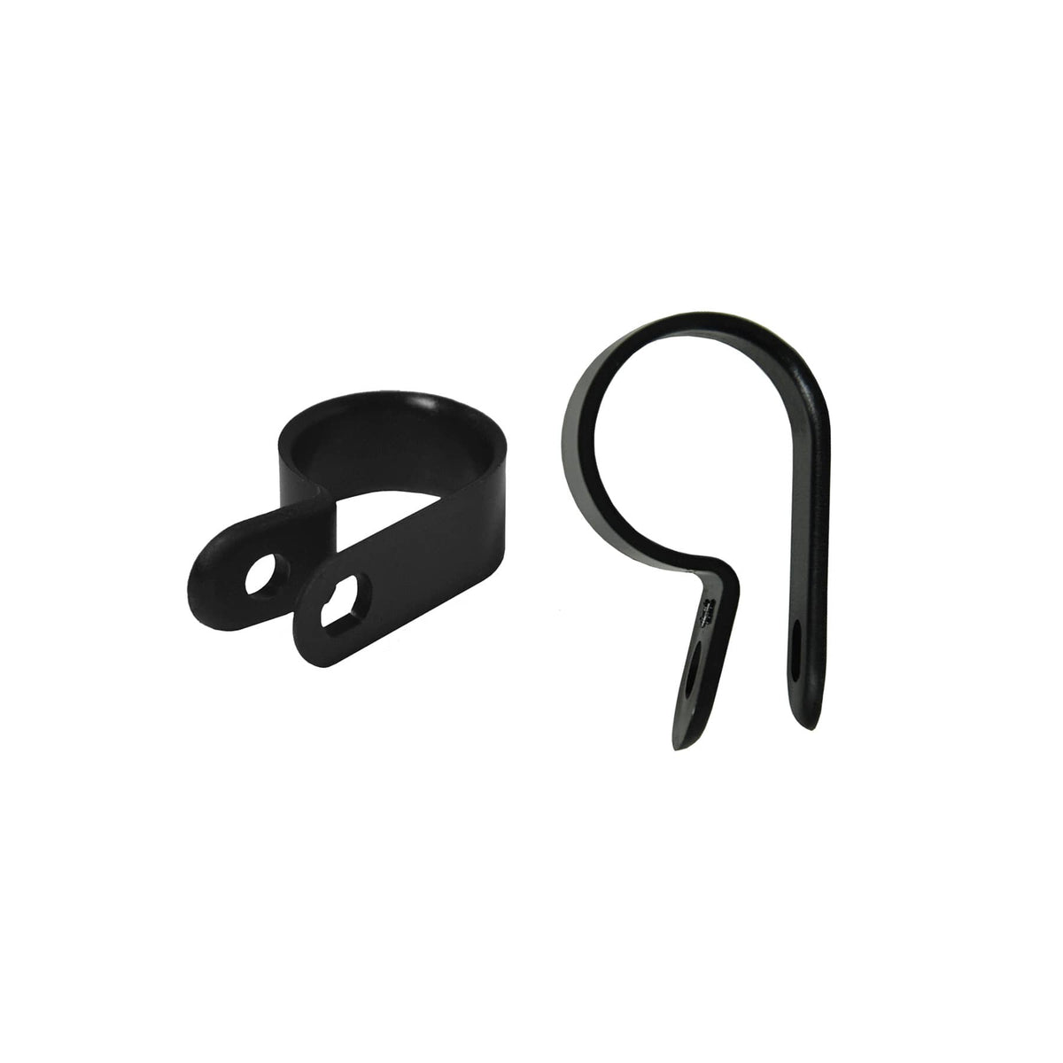 NYLON CABLE CLAMPS BLAK 3/4" DIA 1/2" W-500/PACK