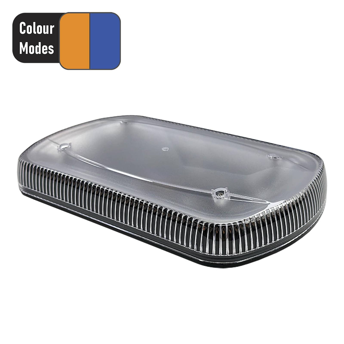 3-IN-1 11.5" LED WARNING LIGHT BAR AMBER/BLUE