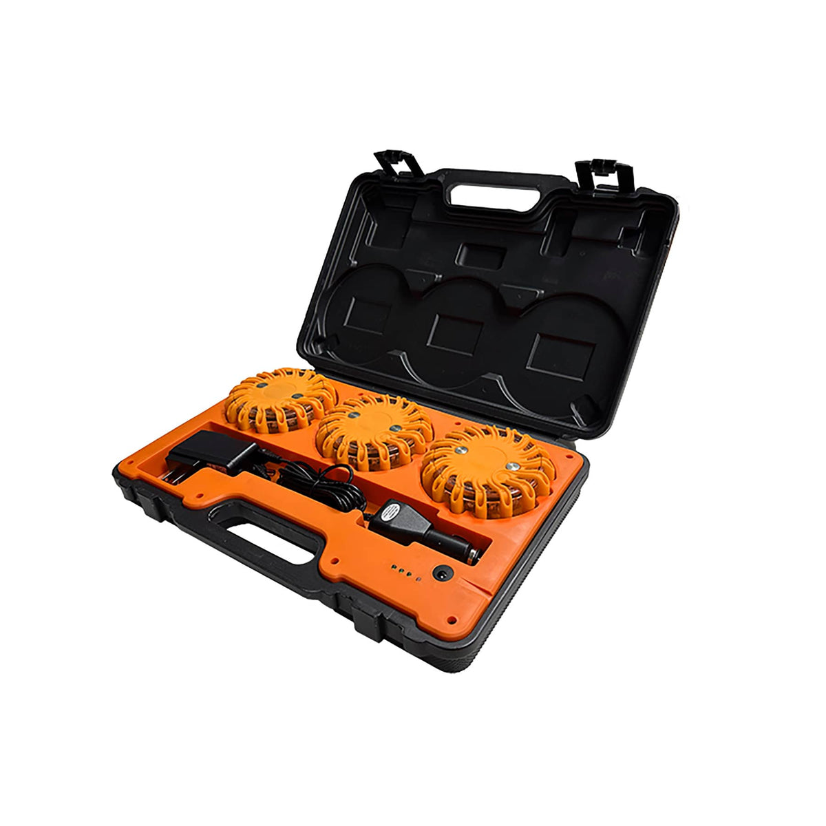 4" ROUND LED WARNING FLARE KIT - MAGNETIC MOUNT