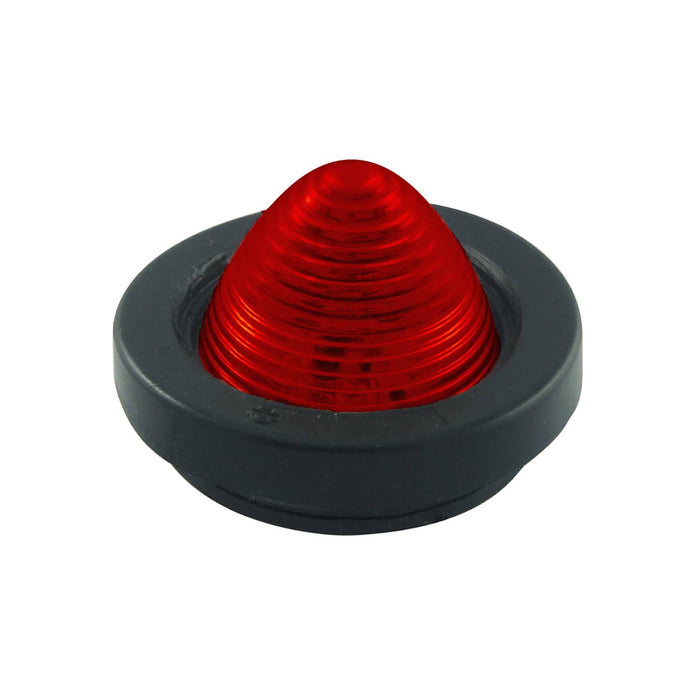 LED 2.5" BEEHIVE 13-DIO RED CLOSED GROMMET & PIGTAIL KIT