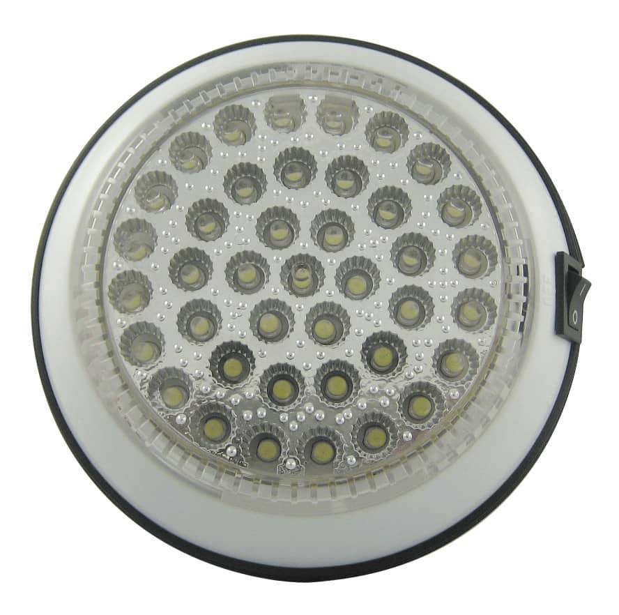 LED 6" ROUND CLEAR UTILITY/DOME LAMP