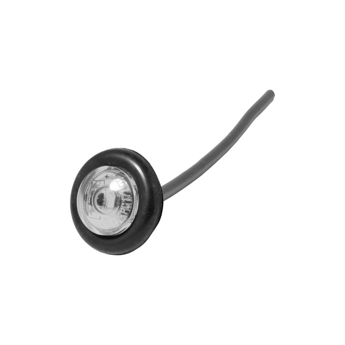 LED SMOOTH LENS COMPACT SIDE MARKER LAMP - CLEAR