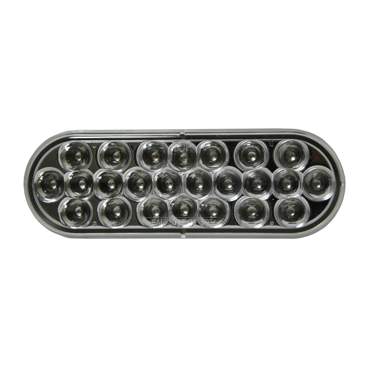 LED Oval Lamp Clear Back Up - 24-dio