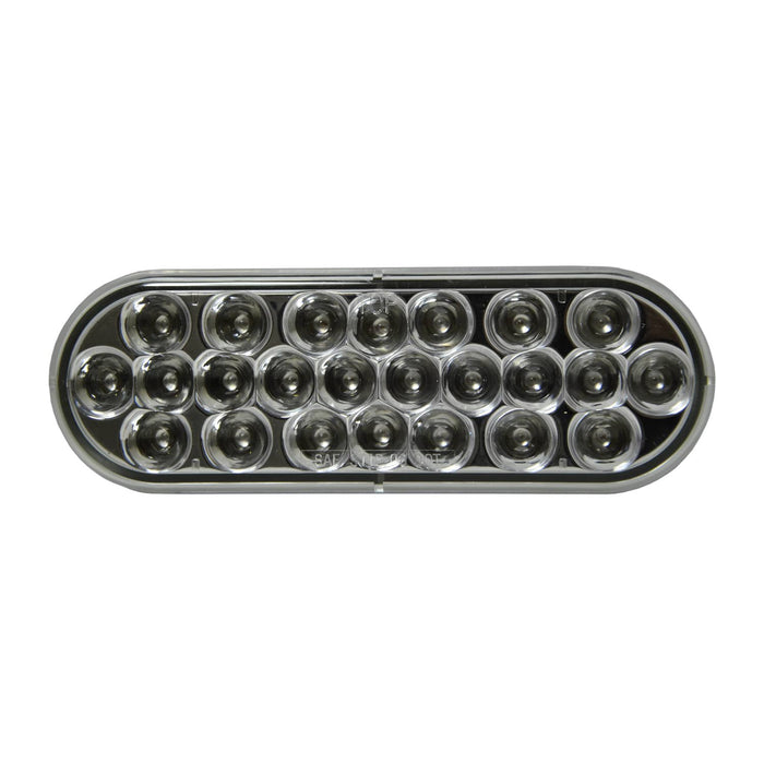 LED Oval Lamp Clear Back Up - 24-dio