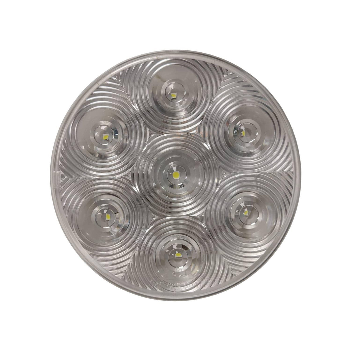 LED 4" ROUND CLEAR BACK UP LAMP