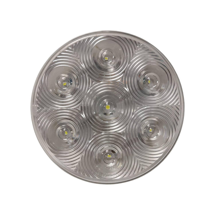 LED 4" ROUND CLEAR BACK UP LAMP