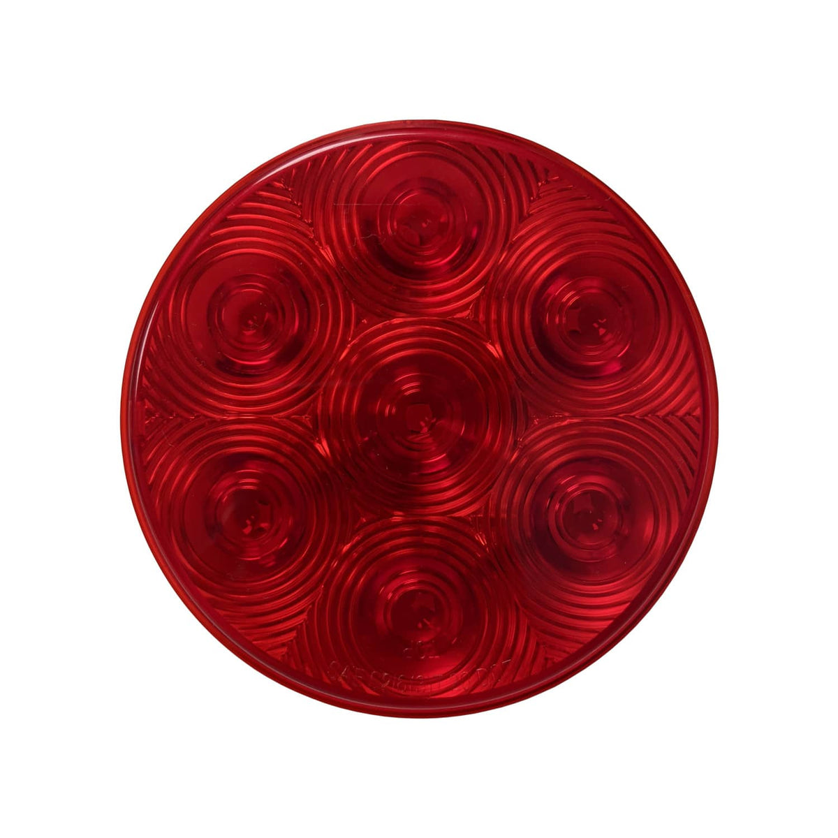 LED 4" Rd STT Lamp Red - 7-dio