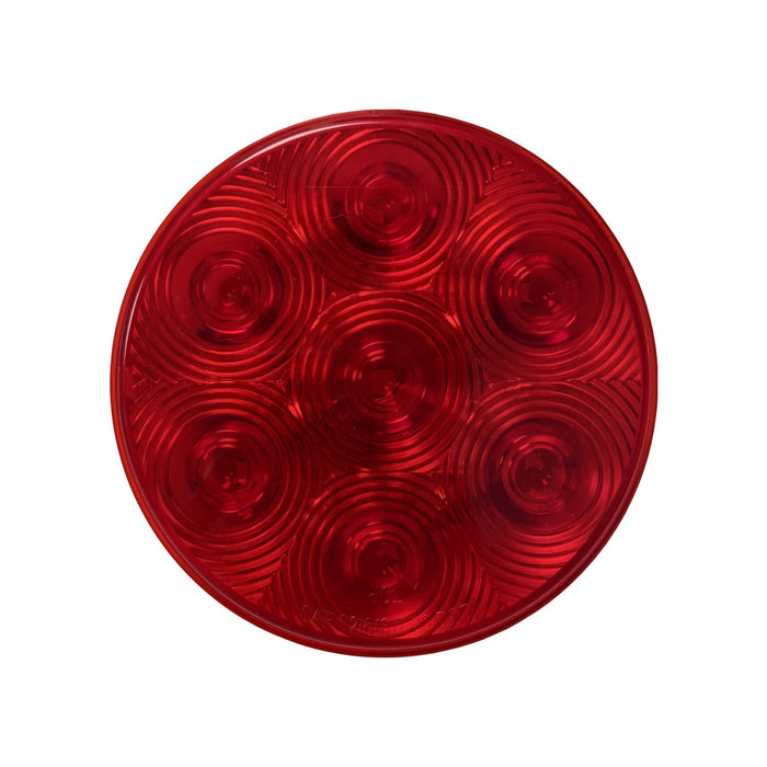 LED 4" Rd STT Lamp Red - 7-dio