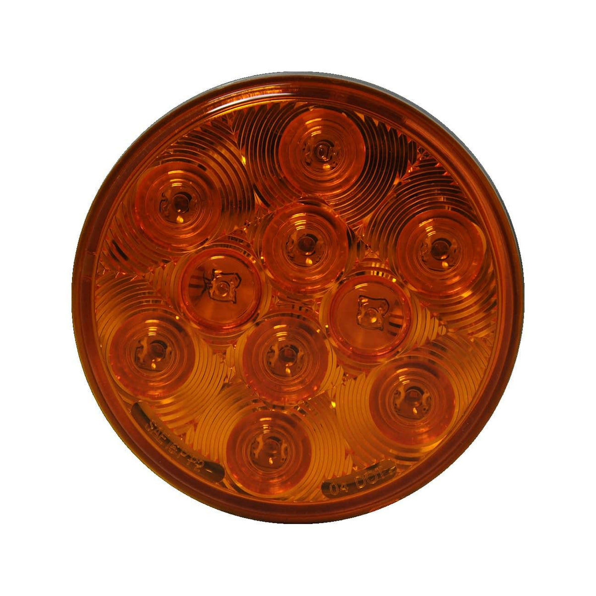 LED 4" Rd Signal/Park Lamp Amber - 10-dio