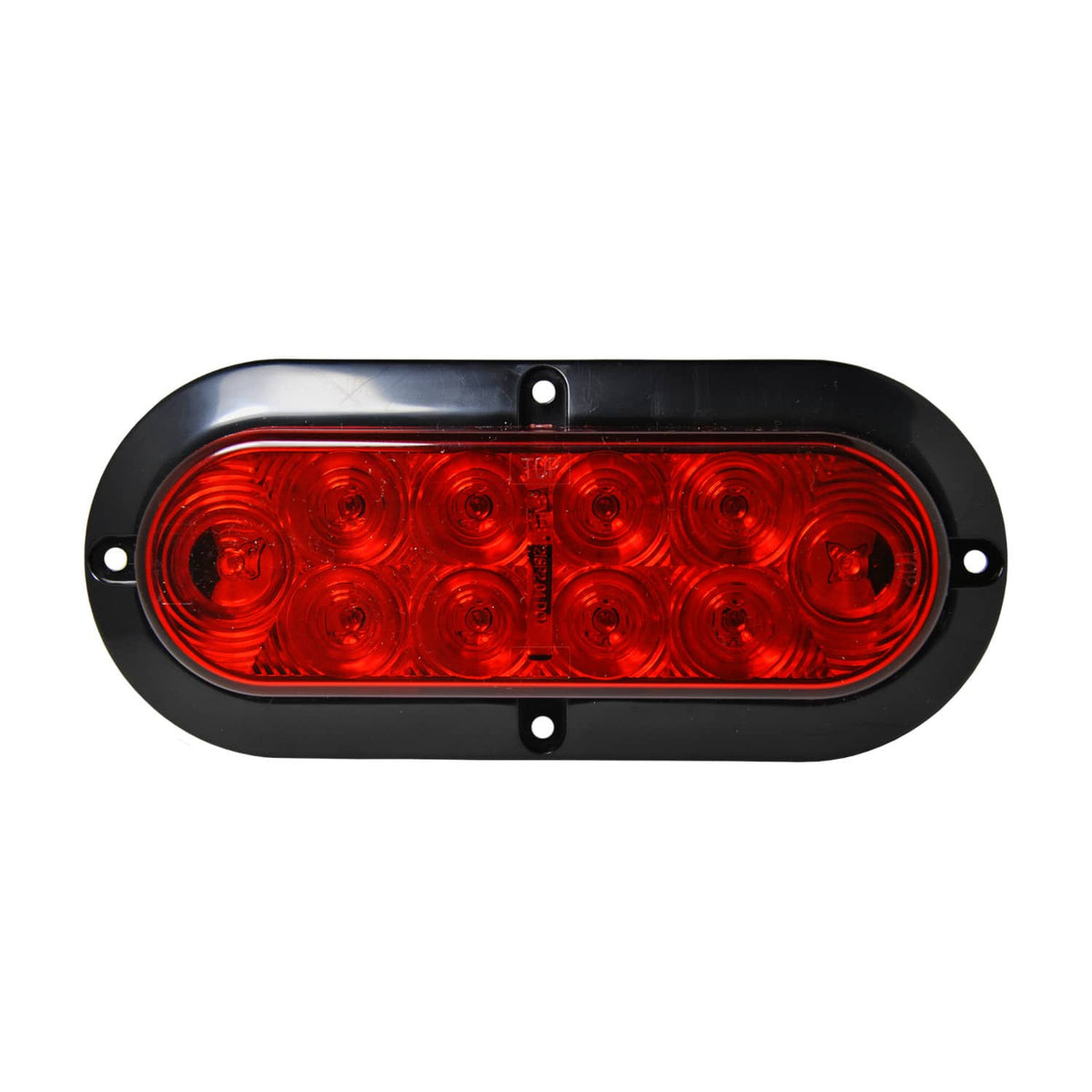 SURFACE MOUNT LED OVAL S/T/T LAMP - RED