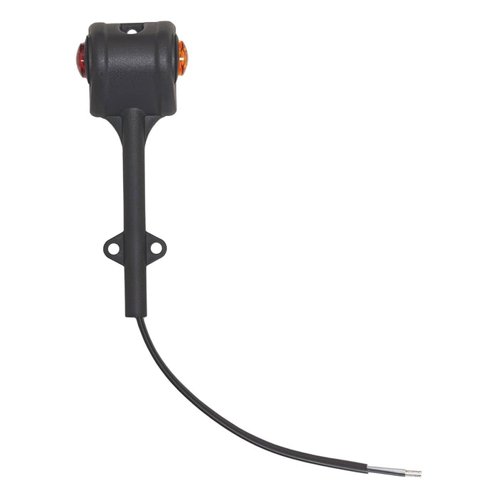 LED Fender Mount Lamp Left Hand Red/Amber