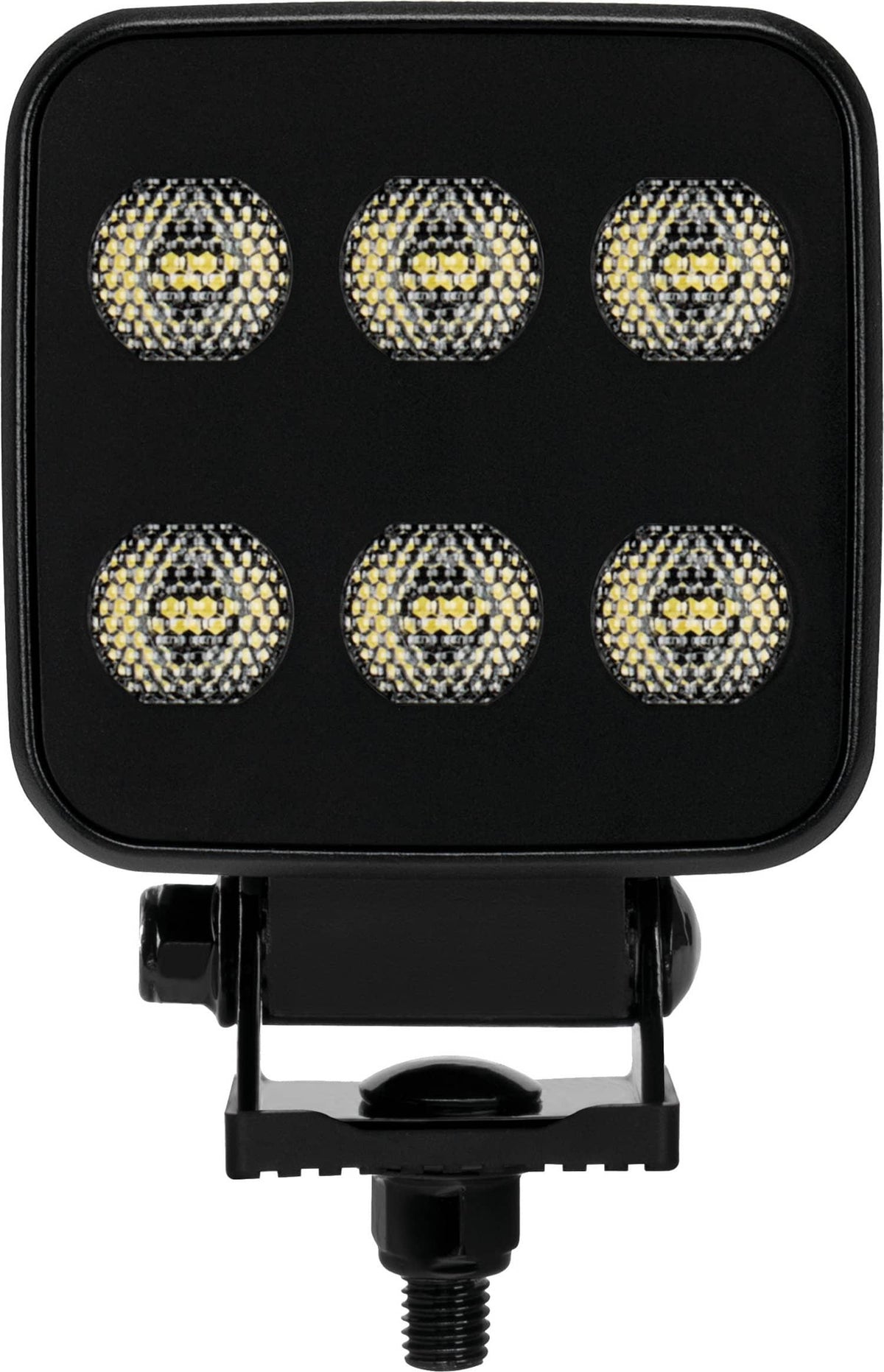 3.5" X 3.5" SQUARE LED FLOOD LAMP U-BRACKET W/ SINGLE BOLT