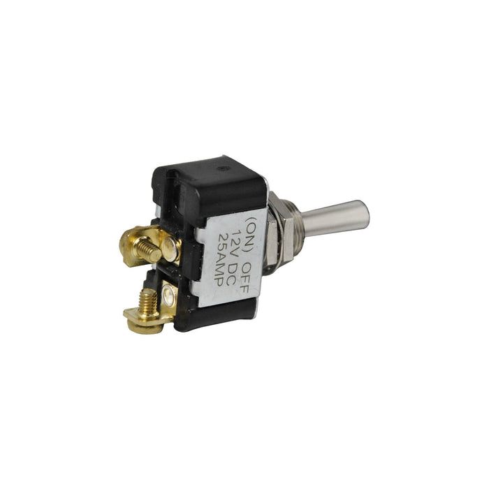 OFF MOM ON CHROME TOGGLE SWITCH 12V 2 SCREWS
