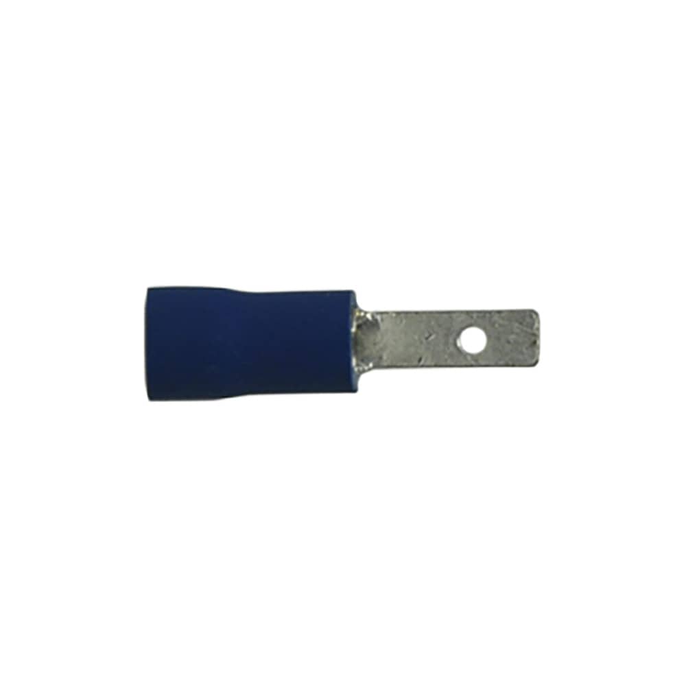 INSULATED SLIDE MALE BLUE 16-14 GA .110"x.020" TAB (PKG 500)